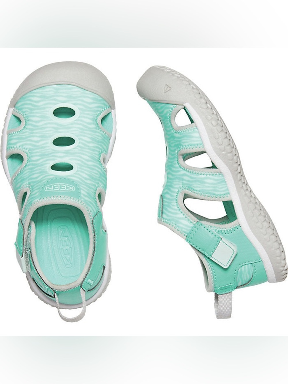 Keen Kids Aqua Mint Closed-Toe Water Sandals